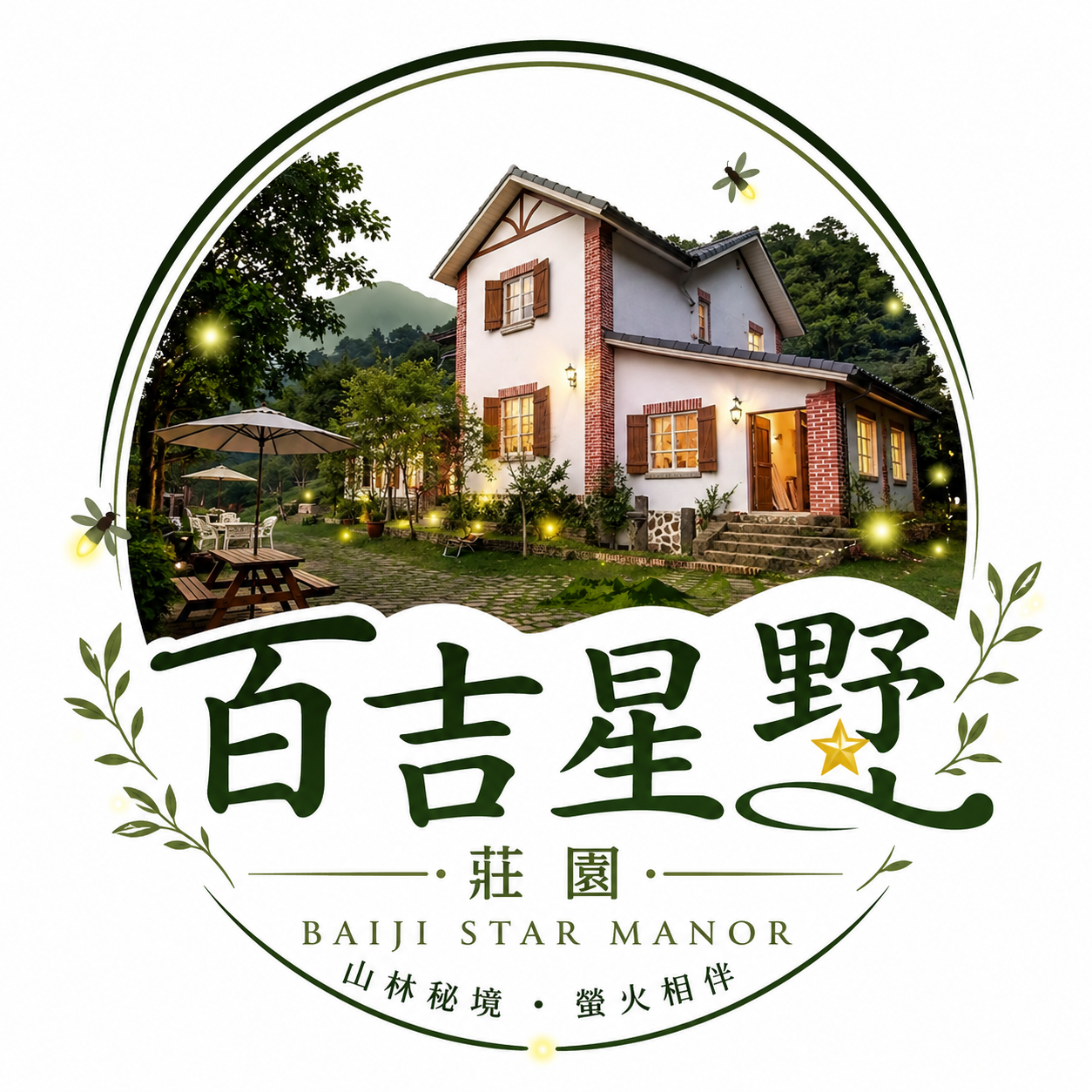 百吉星墅莊園｜桃園民宿推薦・復興區莊園住宿・園區廣闊 交通方便，30-40人團體包棟首選