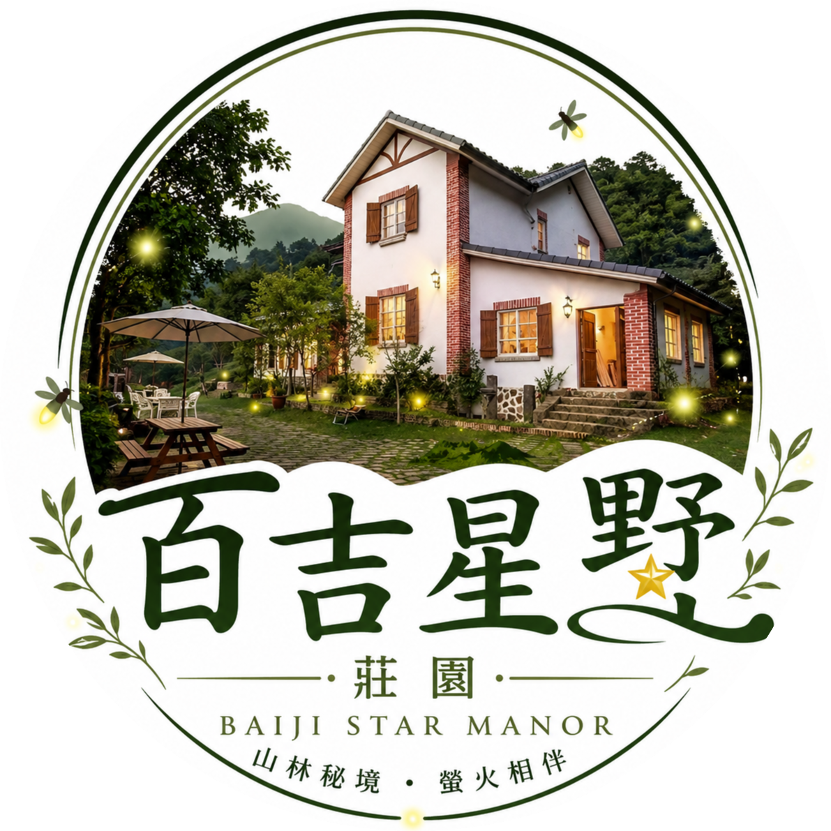 百吉星墅莊園｜桃園民宿推薦・復興區莊園住宿・園區廣闊 交通方便，30-40人團體包棟首選